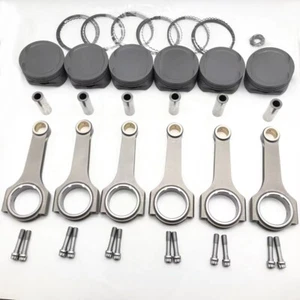 M104 Forged Piston and H-beam forged Connecting Rods kit For Mercedes Benz M104 - Picture 1 of 23