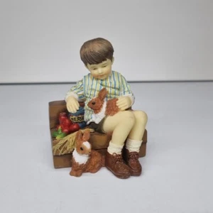 Leonardo Collection Apples And Rabbits By Christine Haworth Ornament Figurine  - Foto 1 di 7