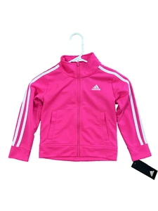 Adidas Originals Superstar Girls Track Jacket Color Shock Pink Size 5 - Picture 1 of 5