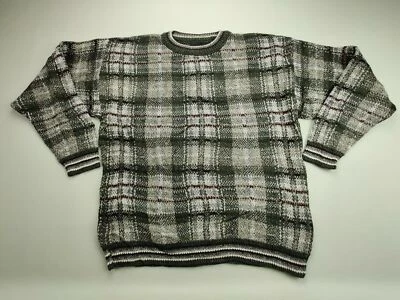 Consensus Sportswear Men's M Crew Neck Long Sleeve Pullover Sweater USA Made - Image 1 of 4