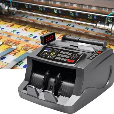 IR Geldzählmaschine Geldzähler Geldscheinzähler Banknotenzähler Geldprüfer MG UV - Bild 1 von 4