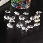 Ensemble de 50 perles octogonales cristallines transparentes de 50 gouttelettes