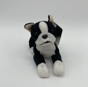 Vintage 1998 Lumpy's Stuffins Plush Boston Terrier Puppy Dog Stuffed Animal - Picture 1 of 9