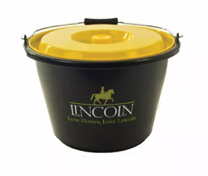 Lincoln Bucket With Lid Horse & Pony Grooming Kit Box - Picture 1 of 1