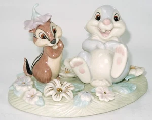 Lenox Walt Disney Showcase Thumper’s Flowery Friend Figurine Bambi NEW IN BOX - Picture 1 of 10