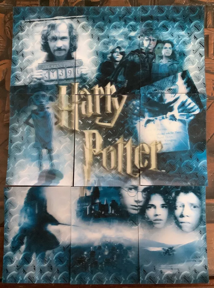 Harry Potter World of 3D 2nd Edition: 9 Card Set  PZ1-PZ9 - Image 1 of 1