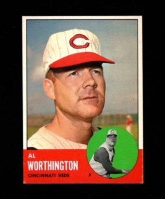 1963 Topps # 556 Al Worthington  NM-MT - Image 1 of 2