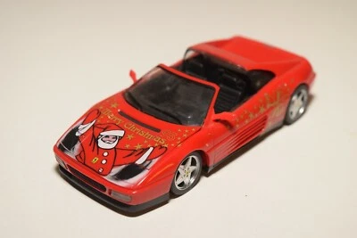 V 1:43 HERPA FERRARI 348 TS 348TS FELIZ NAVIDAD 95 ROJO CASI COMO NUEVO - Imagen 1 de 4