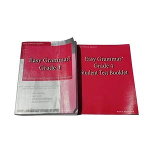 Easy Grammar 4 Teacher Edition Wanda C. Phillips Homeschool Book Test Book Set - Picture 1 of 8