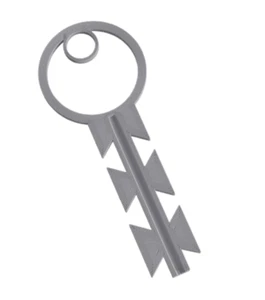 Amanda Young Key Saw Replica Silver 3D Printed Cosplay Prop Jigsaw Horror - Picture 1 of 9