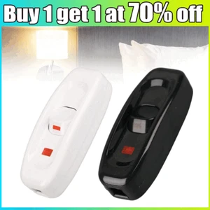 240V 10A Inline ON/OFF Button Table Lamps Desk Light Cord Cable Switch - Picture 1 of 15