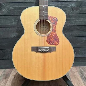 Guild F-2512E Maple Jumbo 12 String Acoustic Electric Guitar - Natural - Picture 1 of 12