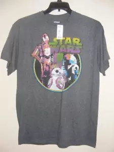 Nuevo con etiquetas Camiseta gráfica Star Wars clásica R2D2 CP30 L GRANDE - Imagen 1 de 1