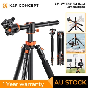 K&F Concept 78"/2M Camera Tripod Monopod with 360°Ball Head Extension 22lbs/10KG - Picture 1 of 7