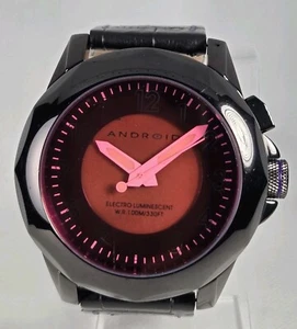 ANDROID MEN'S ELECTRO LUMINESCENT 52mm STAINLESS STEEL WATER RESISTANT 100M - Picture 1 of 8