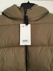 ZARA CAMEL PUFFER JACKET HOODED COMFORTEMP THERMAL INSULATION ~ XL - Picture 1 of 12