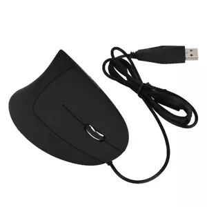 USB Wired Left Hand Vertical Mouse Ergonomic Gaming Mouse Wrist Healthy Mous Fit - Picture 1 of 9