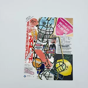 Graffiti art original abstract sticker Collage pop art by nyc street Artist PUKE - Picture 1 of 6