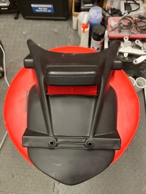 Ducati ST2 ST4 upper rear fender License plate holder with tag light - Image 1 of 4