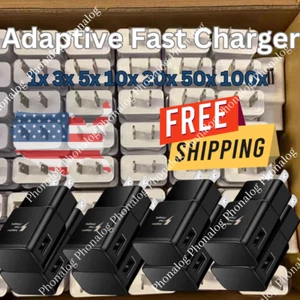 Wholesale Bulk Adaptive Fast USB Wall Charger Block Power Adapter For Samsung LG - Picture 1 of 14