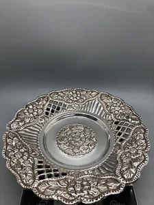Vintage Sterlingsilber 161 g Schale/Schale 7,50 Zoll Jh. 29. Ägypten gemarkt - Bild 1 von 4