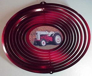 Calcomanía de tractor Ford Diamond Jubilee en la foto colgante de 12" metal spinner X-4 - Imagen 1 de 1