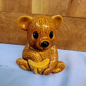 Vintage Ceramic Honey Bear Jar Dipper Not Included 5-3/4"Tall - Picture 1 of 8