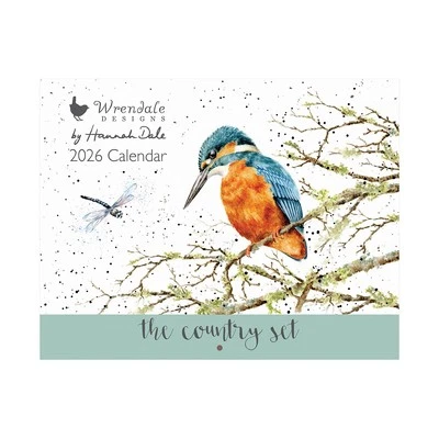 Wrendale Designs The Country Set Calendar 2026 Animals Calender Owl Hare Fox