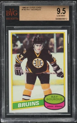 Ray Bourque 1980 O Pee Chee #140 novato BGS BVG 9,5 Foto 1 de 2