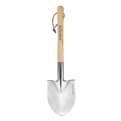 Short Hand Shovel, 19.8’’ Digging Trowel for Gardening with Wood Handle Stain... - Image 1 of 4