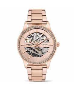 KENNETH COLE Mujer Analógico Automático Informal Reloj Vestido Clásico Esfera Oro Rosa Reloj - Imagen 1 de 4