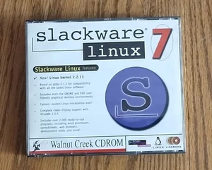Original Slackware Linux 7 - Complete 4CD set - Picture 1 of 5