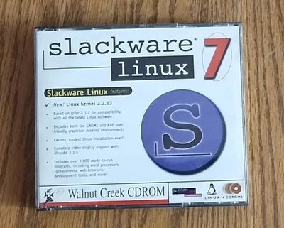 Original Slackware Linux 7 - Complete 4CD set - Image 1 of 4