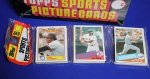 Paquete de estante de béisbol Topps 1985 con estrellas mostrando Carew Rice Kingman - Imagen 1 de 2