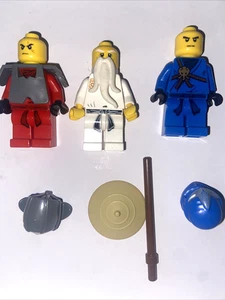 Lot of 3 Lego Ninjago Minifigures Kai, Jay & Sensei Wu - Picture 1 of 20