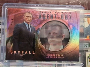 UPPER DECK BLACK DIAMOND JAMES BOND DANIEL CRAIG AGENT 007#A-23 16/25 - Picture 1 of 2