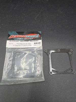 Custom Works Aggressor SE3 0 Degree Bottom Plate Pan Car 8210  - Image 1 of 4