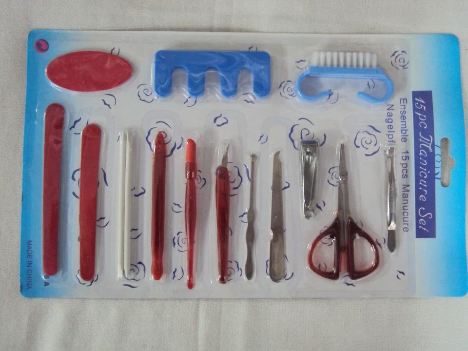 Nail Care Personal Manicure Pedicure Set Grooming Kit Clipper
