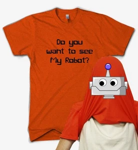 Do You Want To See My Robot Flip T-Shirt IT Nerd Geek Geschenk lustig Geschenk Komödie  - Bild 1 von 4