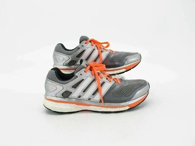 Adidas Women Shoe Supernova Glide Boost 6 Size 8M Gray Sneaker Pre Owned qp - Image 1 of 4