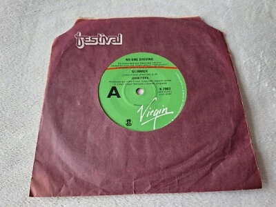 John Foxx NO-ONE DRIVING EP 7" Australian Import 1980 **VG++ vinyl** Ultravox  Foto 1 de 4