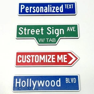 Personalized Street Road Sign Custom Name Text Diff Sizes Shapes GREAT GIFT IDEA - Picture 1 of 11