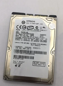 Hitachi 80GB 2.5" SATA HTS542580K9SA00 Laptop Hard Drive 5K250-80 - Picture 1 of 2