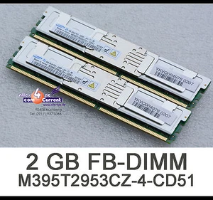 2GB Ram M395T2953CZ4-CD51 Ram Memory BX620 RX200 S3 RX300 TX200 S3 FBDIMM S54 - Picture 1 of 1