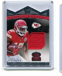 2015 Crown Royale Rookie Royalty Chris Conley Rookie Jersey 438/499