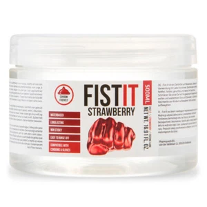 Anal Lube Fisting Strawberry Lubricant Fist-It Water Based 500ml - Picture 1 of 1