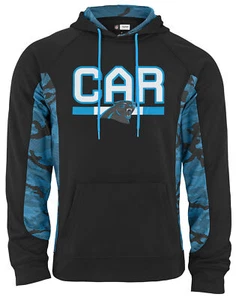 Zubaz NFL Men's Carolina Panthers Elevated Hoodie With Camo Lines - Picture 1 of 8