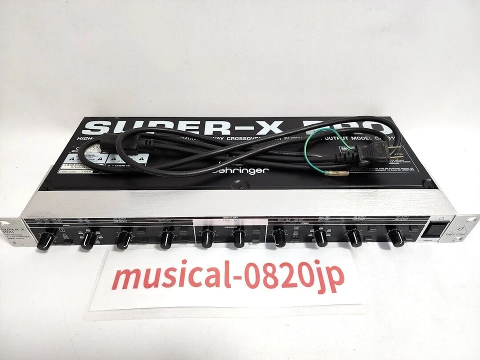Behringer SUPER X PRO CX2310 Crossover Estéreo 2 Vías Monoaural 3 Vías Foto 1 de 4