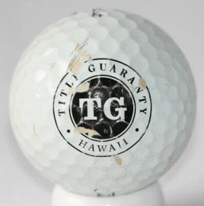 TG Title Guaranty Hawaii Logo Golf Ball * Titleist #3 ProV1 - Picture 1 of 6