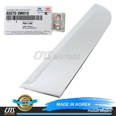 ✅GENUINE✅ Rear C Pillar Molding Chrome LEFT for 11-15 Kia Sportage 832703W010✅✅✅ Foto 1 de 3